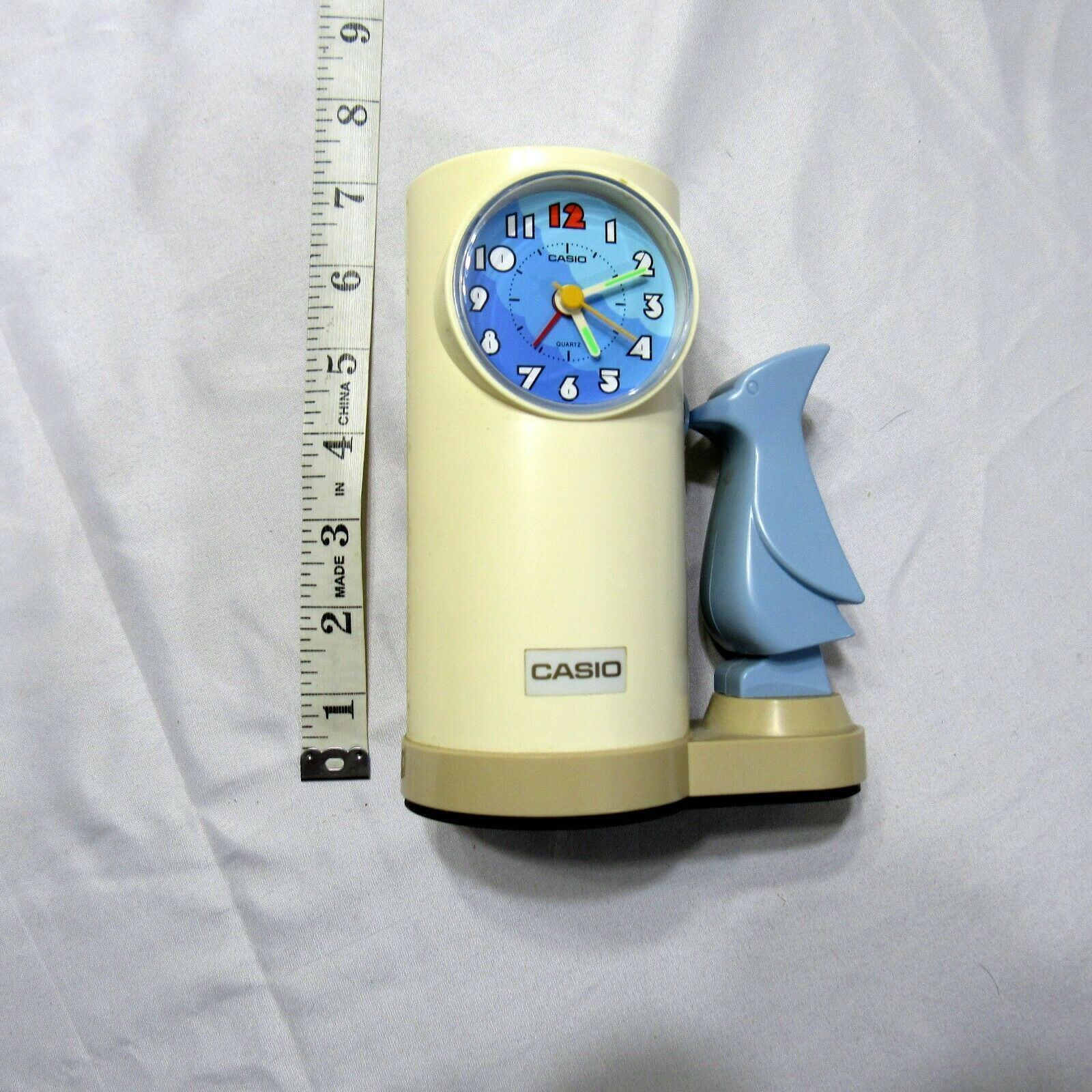Vintage Casio Alarm Clock Woodpecker Made in Japan 80s 90s Tested Works