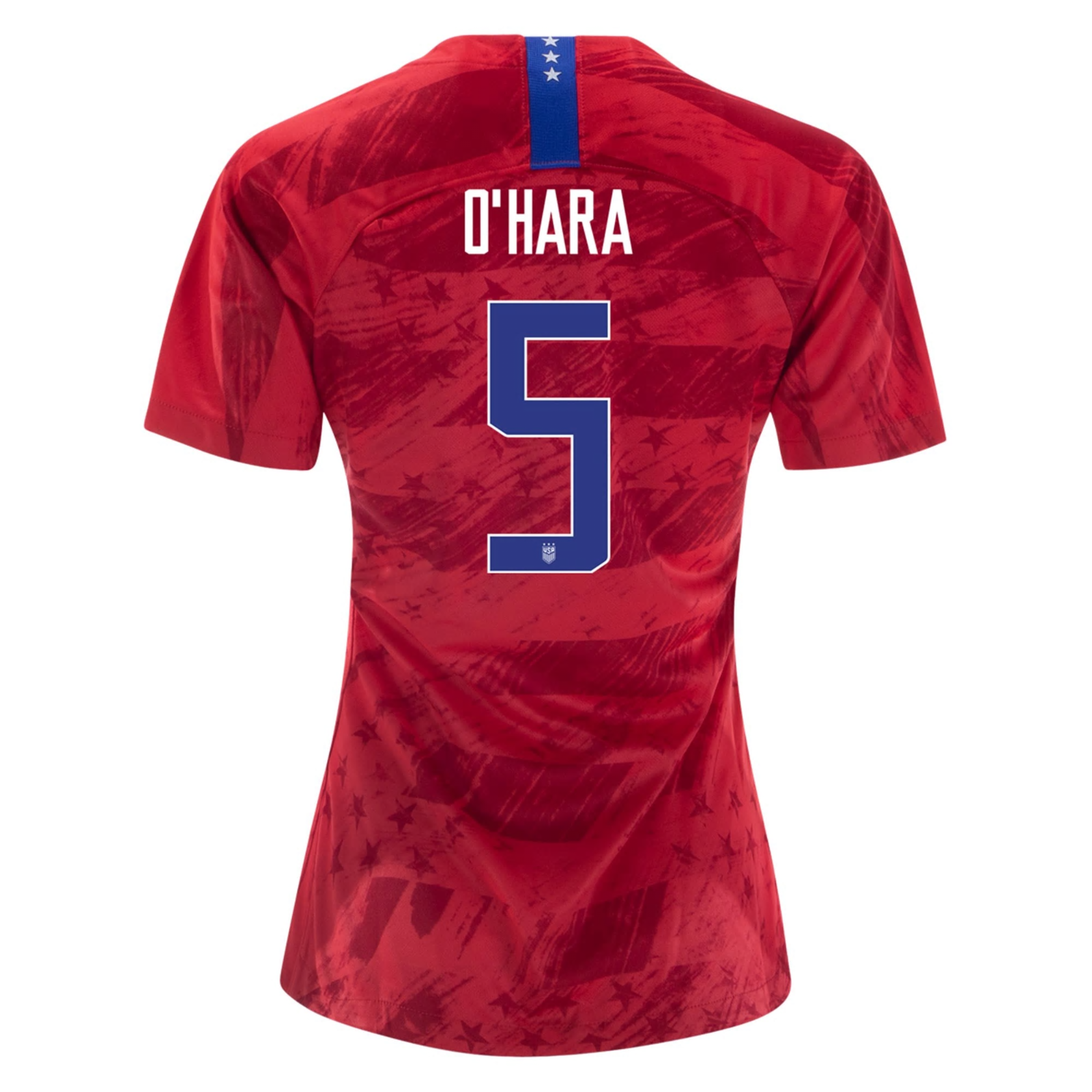 NIKE KELLEY O'HARA #5 USA 2019 WORLD CUP 3 STAR WOMEN'S RED WOMENS