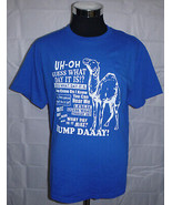 Camel Guess What Day It Is HUMP DAAAY! Vintage Blue T-Shirt Men&#39;s Size L... - $18.80