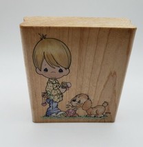 Stampendous Precious Moments Praise Anyhow Ice Cream Puppy Rubber Stamp ... - $17.82