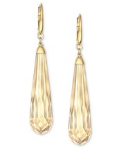 Swarovski Earrings, 18k Gold-Plated Golden Shadow Crystal Drop Earrings - $98.01