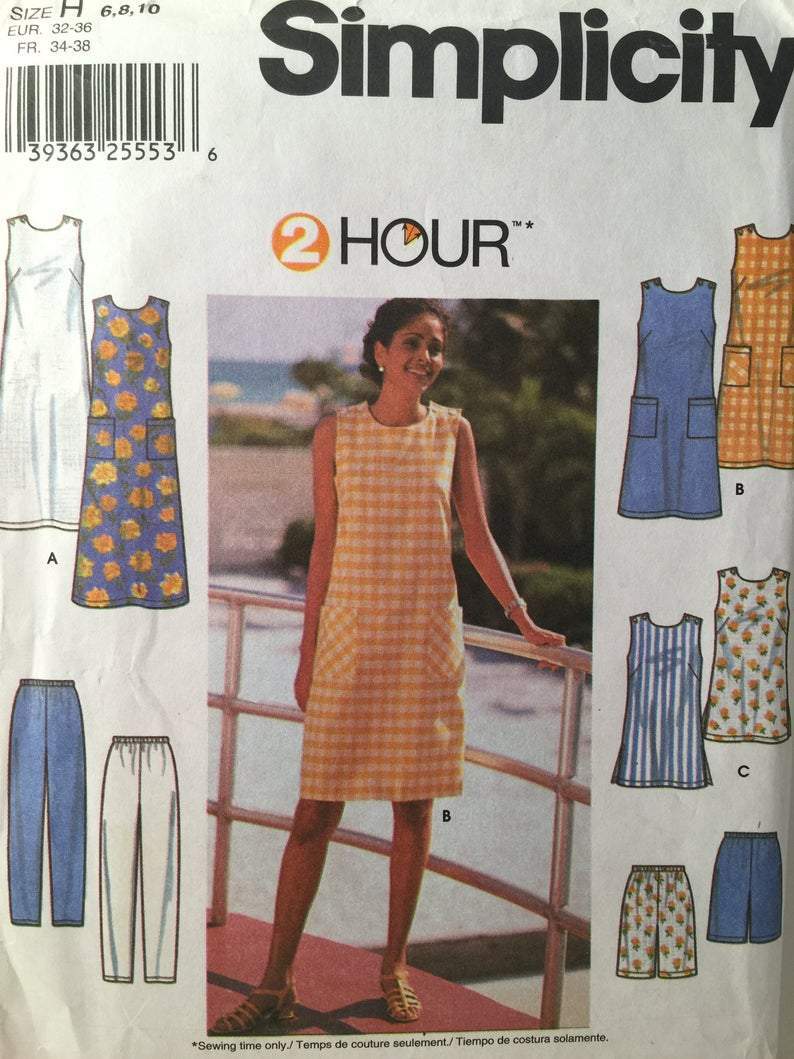 Summer Dress, Simplicity 7140, Sewing Pattern, 2 Hour Dress, Tunic ...