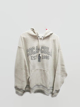 Coca-Cola Cream and Gray Hooded Sweatshirt w/ Kangaroo Pouch XL - BRAND NEW - $54.45