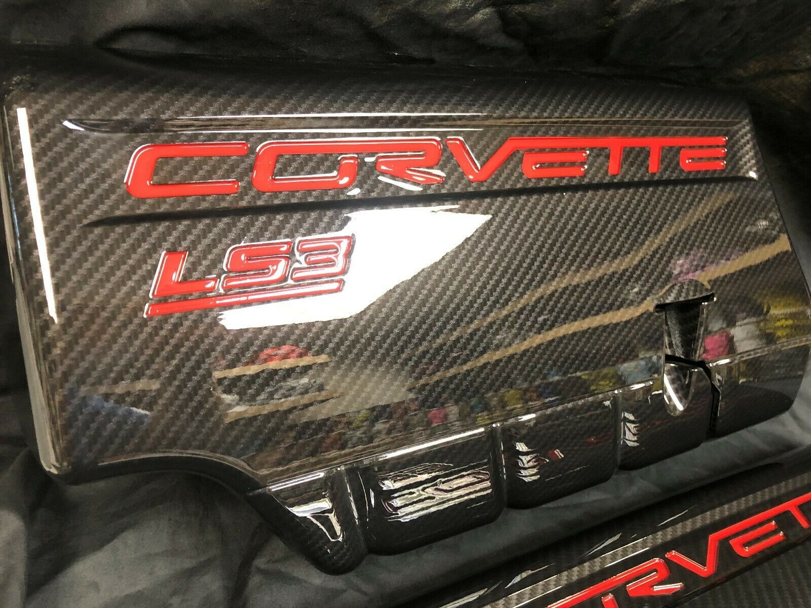 0813 6.2L LS3 Corvette Fuel Rail Engine Covers Custom Carbon Fiber Other