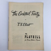 1950 Playbill Henry Miller&#39;s Theatre Alec Guinness in The Cocktail Party - $18.95