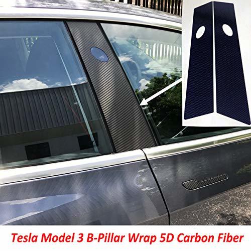 Magicalmai Tesla Model 3 B-Pillar Post Trim Applique B-Pillar ...