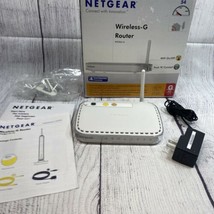 Netgear Wireless G Broadband WiFi Router 4 Port 10/100 White - Model WGR... - $9.49