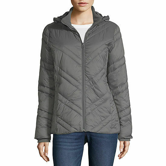 nwt xersion water resistant puffer jacket hooded lightweight jacket ...
