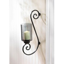 Smoked Glass Wall Sconce - $32.00