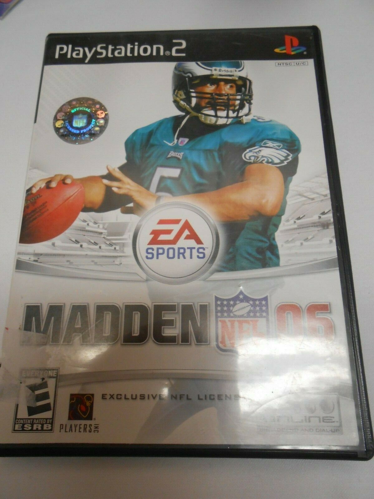 Madden NFL 06 PS2 Sony PlayStation 2, 2005 Disc Case Manual - Video Games