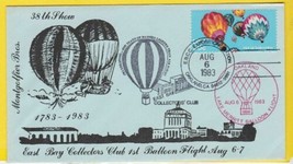 East Bay Collectors Club 1ST Balloon Flight Oakland Ca Aug 6 1983 #750/2000 - $3.98