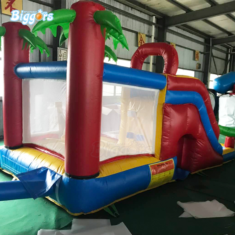 Chinese Factory Inflatable Water Slide Bounce House With Pool Kids Game ...