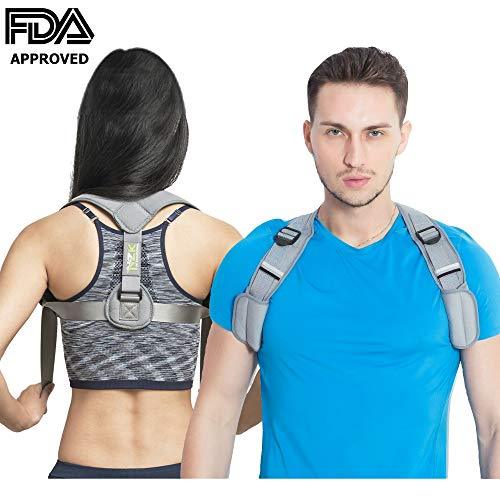 Orthopedic Posture Corrector for Men and Women by NZK in Premium Gray ...