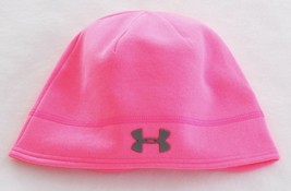 Under Armour Coldgear Infrared Pink Fleece Beanie Youth Girl's One Size NWT - $22.27