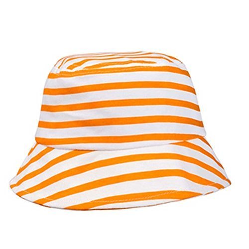 Sun-Resistant Stripe Cotton Fisherman Baby Cap Infant Hat