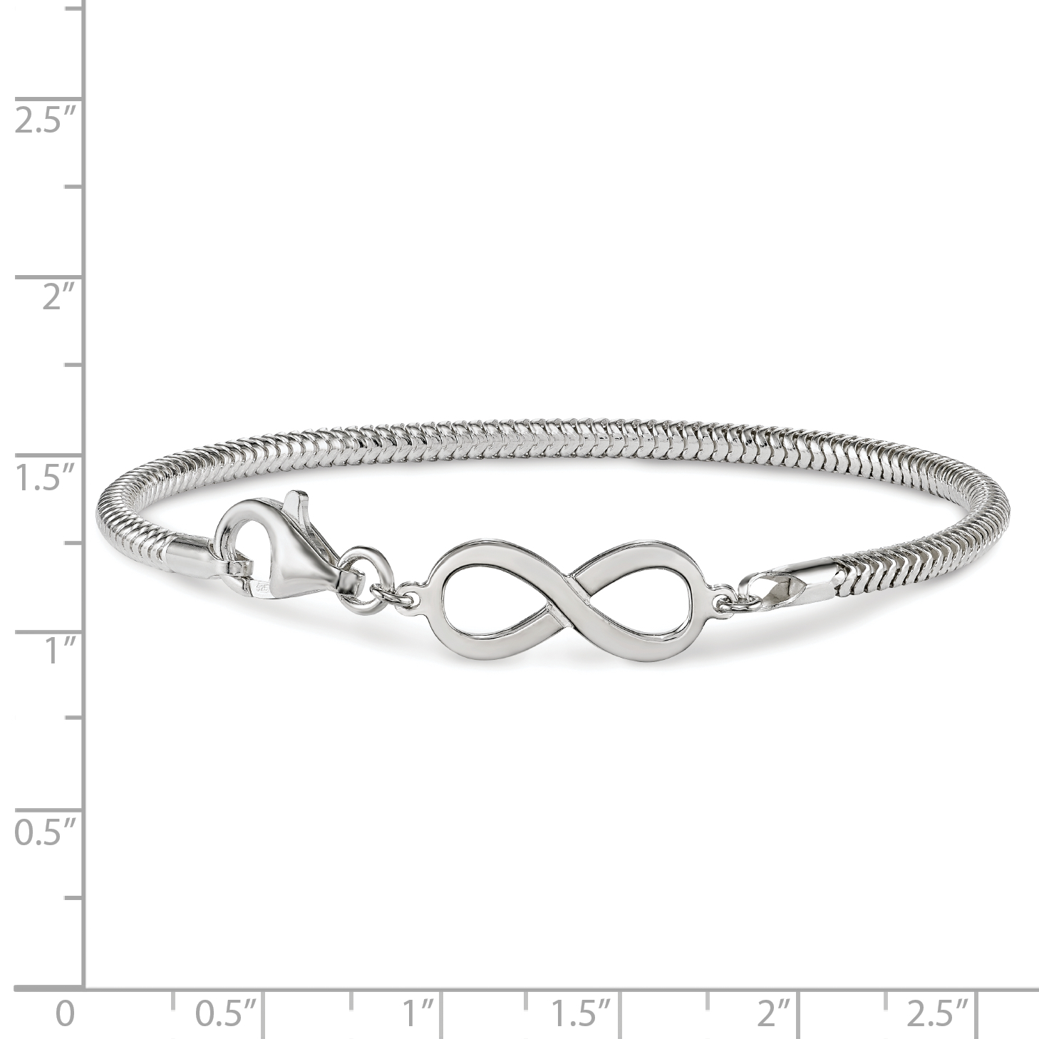 Sterling Silver Infinity Symbol Bracelet Fine Bracelets