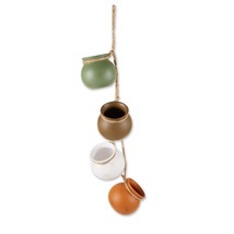 Neutral Garden Dangling Mini Pots - $28.83