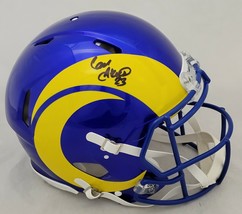 CAM AKERS SIGNED LOS ANGELES RAMS FULL SIZE SPEED AUTHENTIC HELMET BECKETT COA image 1