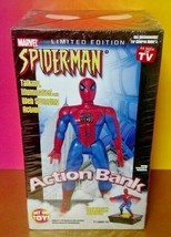 Marvel Limited Edition Spider-Man Talkin Illuminating Web Swinging  Action bank - $33.66