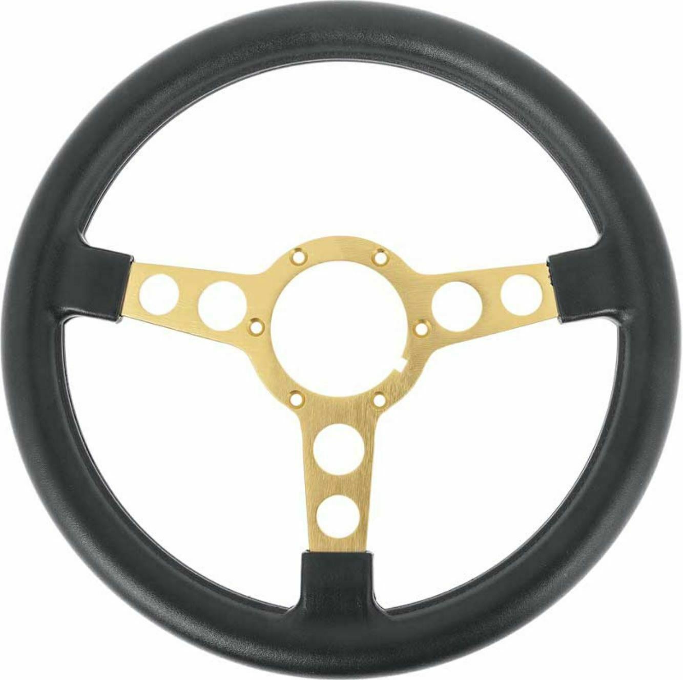 Black Gold Spoke Fat Formula Steering Wheel 1972-1980 Firebird/Trans AM ...