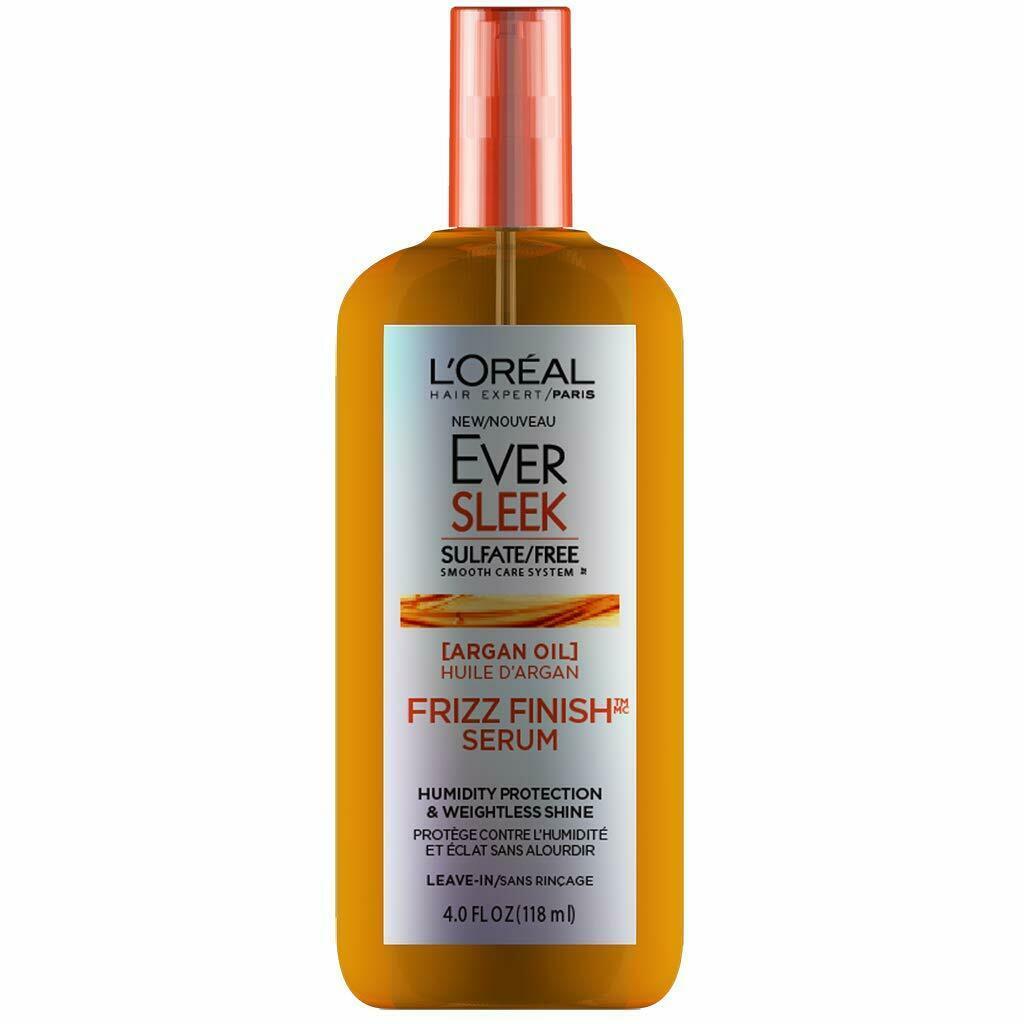 L'Oréal Paris EverSleek Sulfate Free Frizz Finish Oil-In-Serum, 4.0 fl. oz.