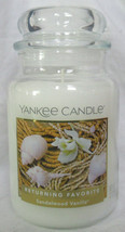 Yankee Candle Large Jar Candle 110-150hrs 22oz SANDALWOOD VANILLA ret. f... - $37.36