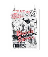 Blonde Spy Girl Fashion Bombshell Spy Matte/Glossy Poster A0 A1 A2 A3 A4... - $7.99+