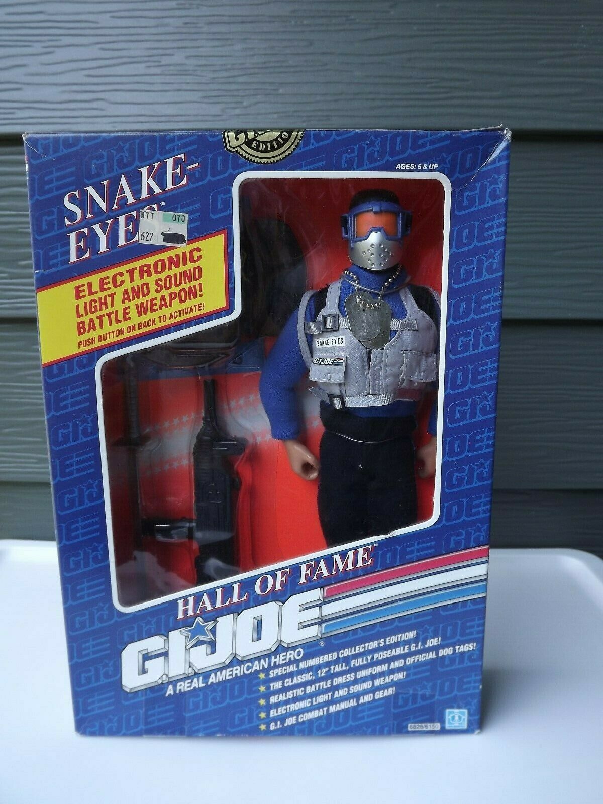 New Hasbro GI Joe Hall of Fame Snake Eyes 12" Action Figure Military