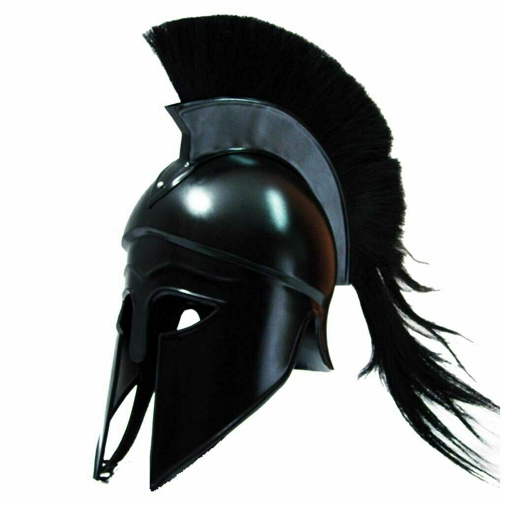 Medieval 300 Spartan Leonidas 300 w/Plume Movie Replica Helmet Armor Knight 