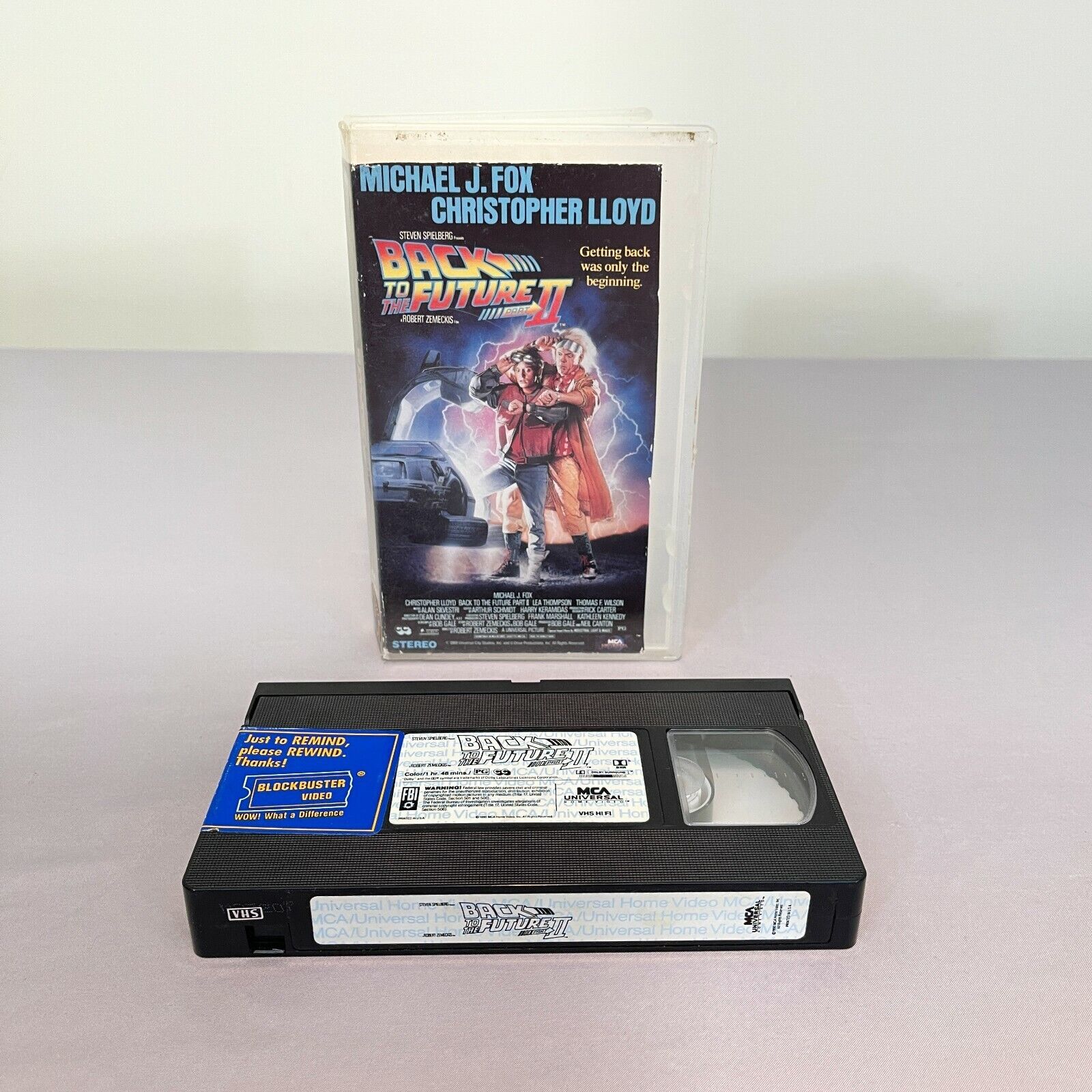 Back To The Future II VHS Clamshell Former Blockbuster Video Rental ...