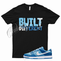 BLK BUILT T Shirt for Nike Dunk Low Dark Marina Blue Dutch Powder Racer 1 UNC - $25.64+