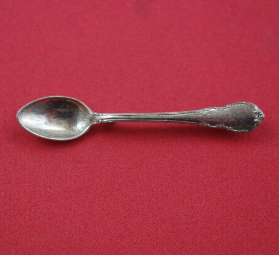 Modern Victorian by Lunt Sterling Silver Salt Spoon Pin 2 1/2" - $58.41