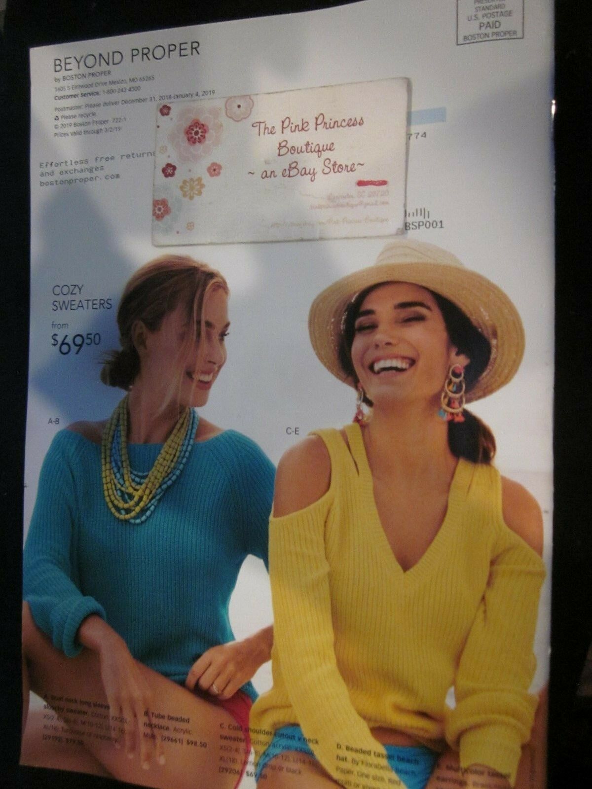 BOSTON PROPER BEYOND PROPER CATALOG 2019 BRAND NEW Catalogs