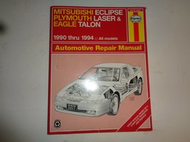 1990-94 Mitsubishi Eclipse Plymouth Laser Eagle Talon Repair Manual Haynes - $14.96