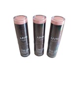 X3 NYX Pin Up Pout Puls16 Sophisticated Lipstick Lot Of 3 0.11 Oz Each - $8.90