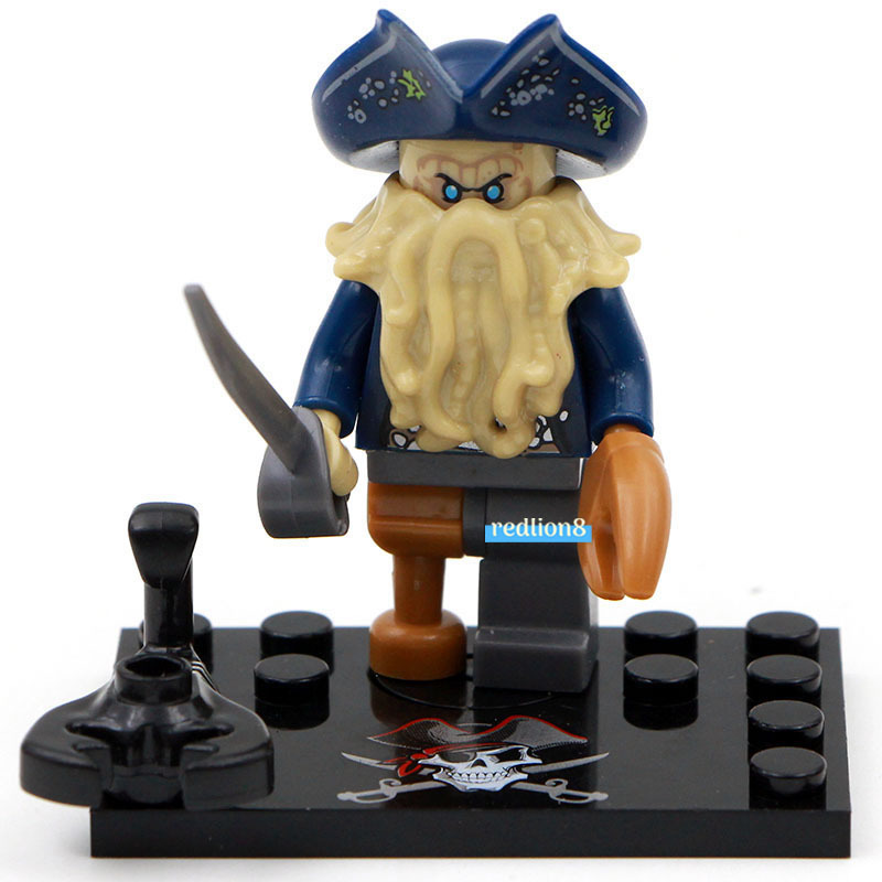 Davy Jones Pirates of the Caribbean Lego Compatible Minifigure Bricks