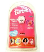 VTG Pink Mattel Hope 1999 Barbie Flip Cover Multi-Lens Watch Girls Bear ... - $26.00