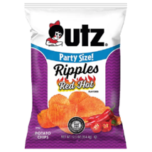 Utz Quality Foods Red Hot Ripples Potato Chips, 12.5 Ounce Party Size Bags - $26.68+