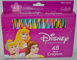 Disney Princess Assorted 48 Pc Mini Crayons - $5.99