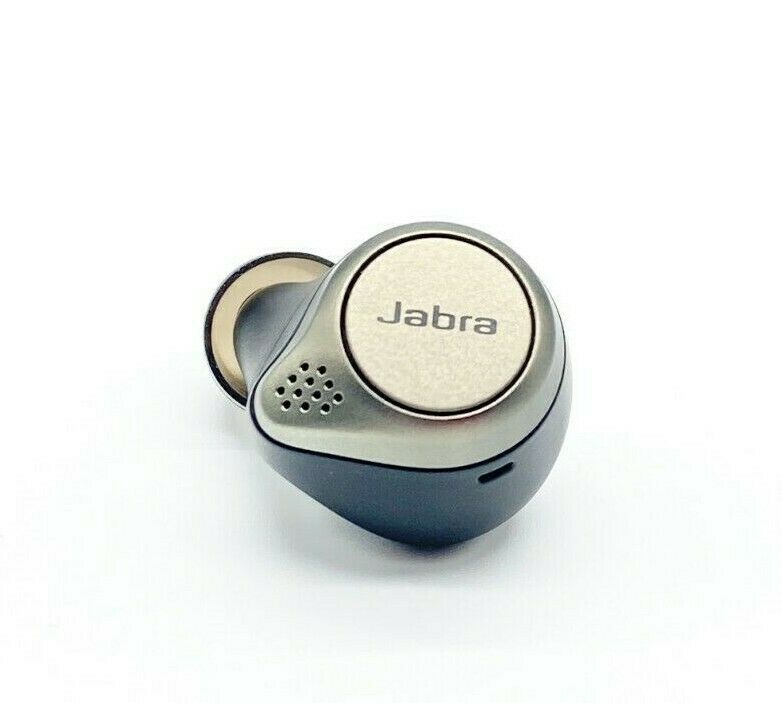 Jabra Elite 75t True Wireless Replacement Earbud Titanium Black (Left