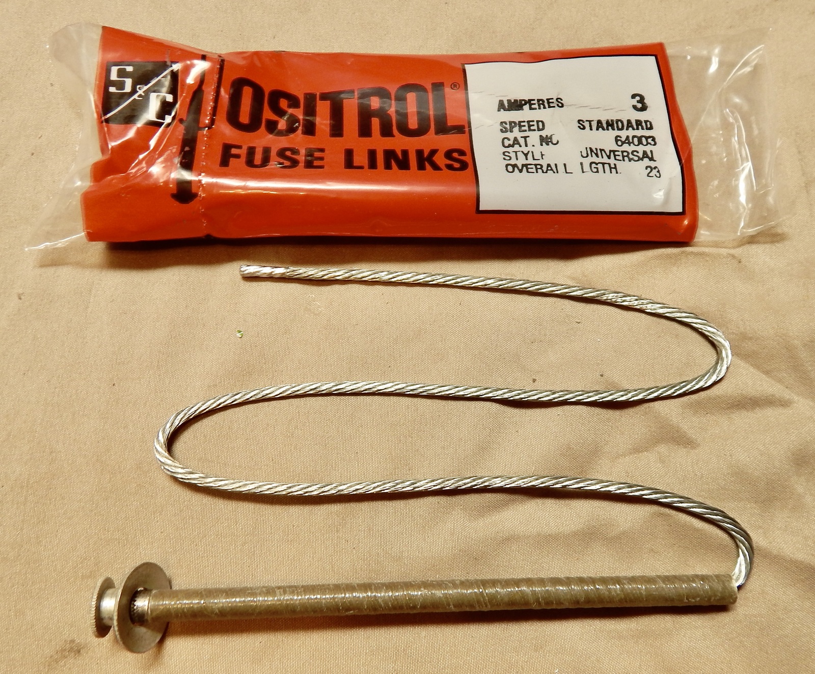 Fuse Links S&C Positrol 3 amp 64003 Universal Standard NIB Speed Std 23