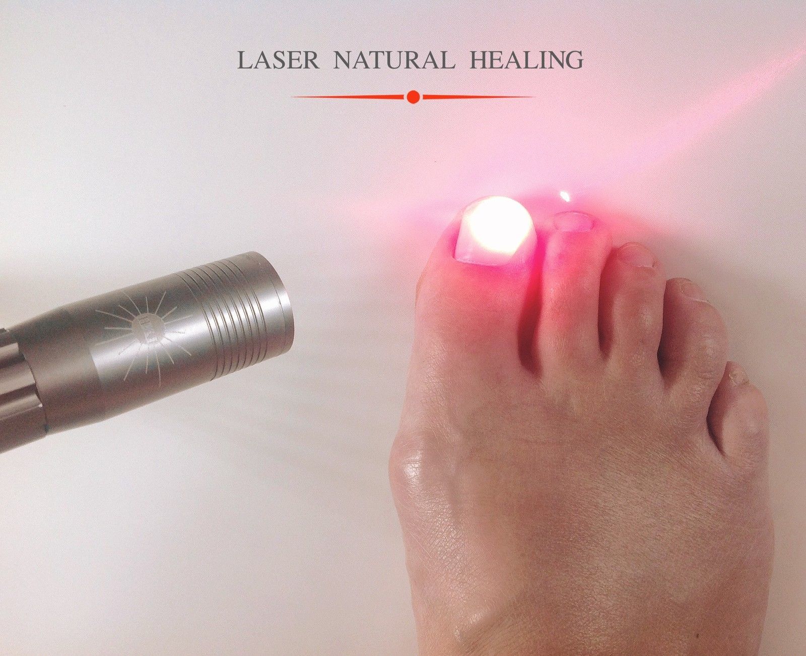 Nail Fungus Removal. Red Laser Photobiomodulation Kit. TeaTree Oil