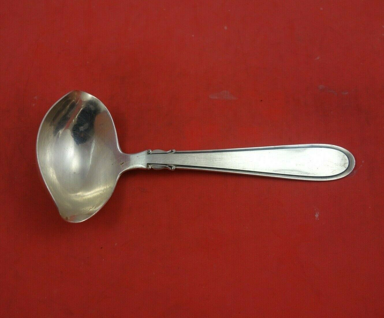 Primary image for Elite by Cohr Danish Sterling Silver Gravy Ladle Double Spout 7 1/4" Serving