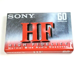 Sony HF C-60-HFC Audio Cassette Tape 60 Minute Normal Bias IEC Type I Brand New - $7.87