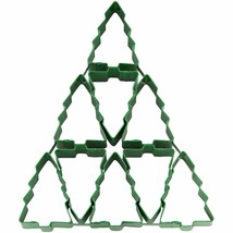 Wilton Green Christmas Tree Multi Cookie Cutter Makes 9 - $12.86