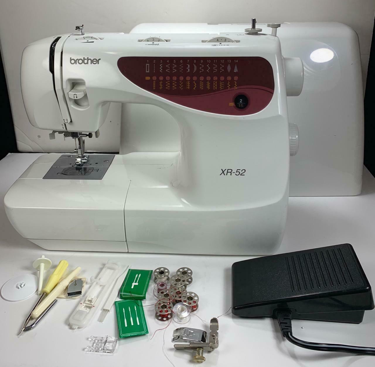 Brother Model XR-52 Sewing Machine - EXCELLENT w/ Case TESTED & WORKS w