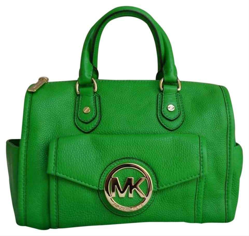 palm green michael kors handbag