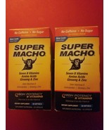 TWO PACK HIGH POTENCY SUPER MACHO ENERGY TABLETS 50CT - $38.41