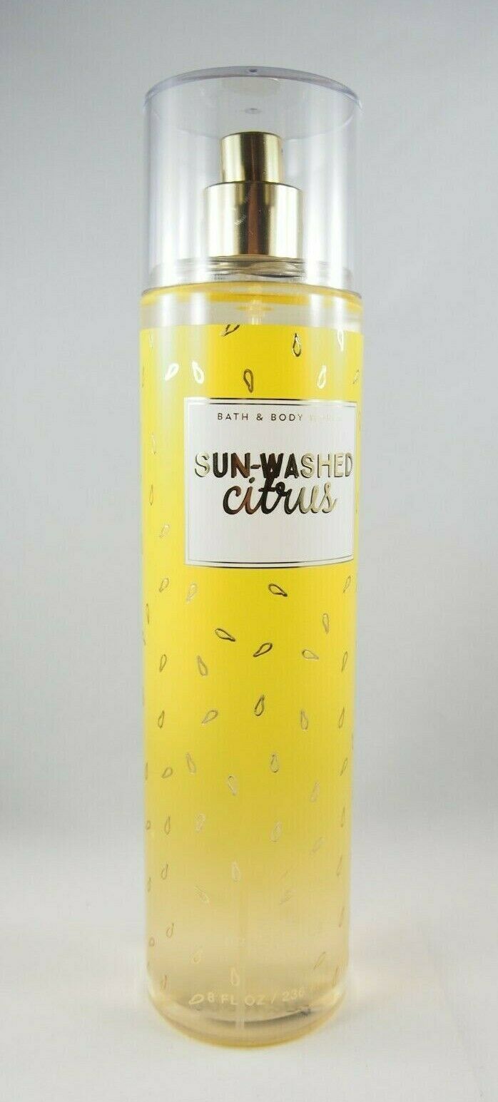 (1) Bath & Body Works Yellow Gold Sun-Washed Citrus Fragrance Mist Spray 8oz New