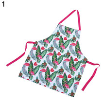 Dust Resistant Flamingo Flower Print Sleeveless Cafe Overclothes Cooking... - $13.55